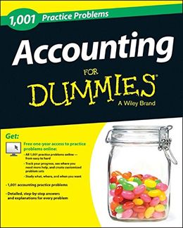 1,001 Accounting Practice Problems For Dummies (1001 Practice Problems for Dummies) on Sale