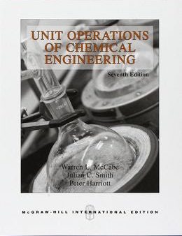 UNIT OPERATIONS OF CHEMICAL ENGINEERING 7ED on Sale