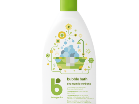 Babyganics Bubble Bath Chamomile Verbena - 591ml For Sale