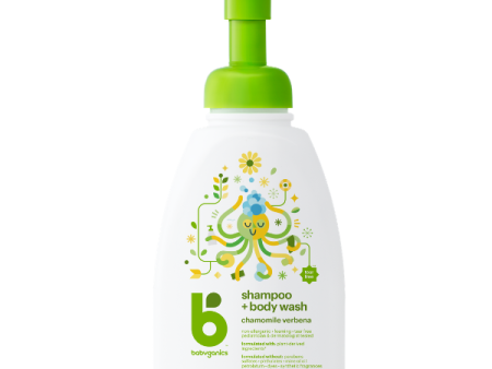 Babyganics Shampoo + Body Wash, Chamomile Verbena - 473ml Online Sale