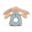 JellyCat Blossom Beige Bunny Grabber - H13cm Online now